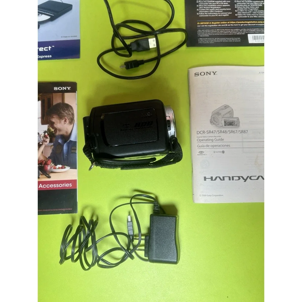 Sony Handy Cam DCR-SR47 Video Recorder Untested